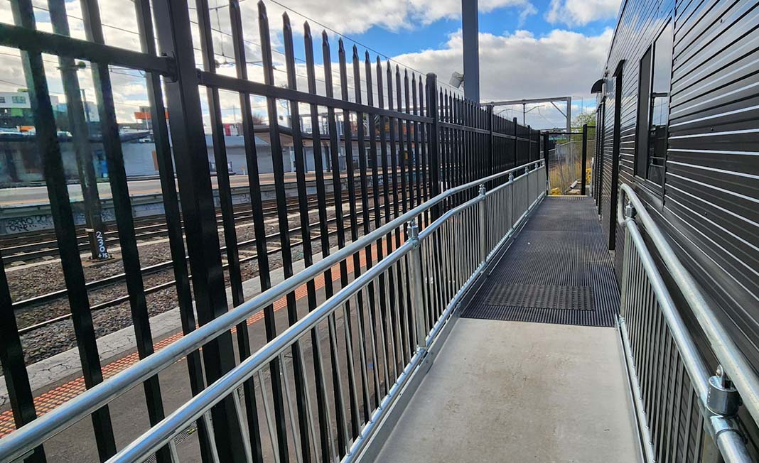 Fencing Around Power Plant
